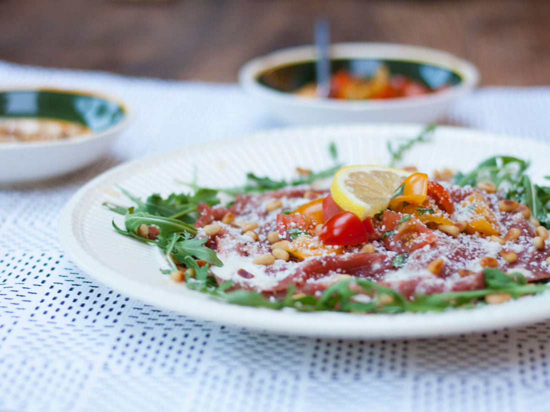 Beef Carpaccio with Arugula and Parmesan