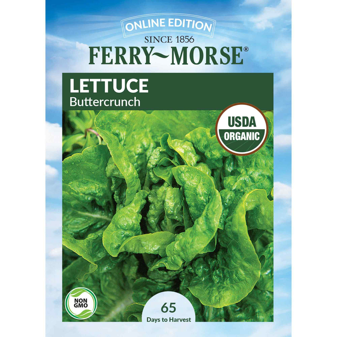Ferry-Morse lettuce buttercrunch seed packet