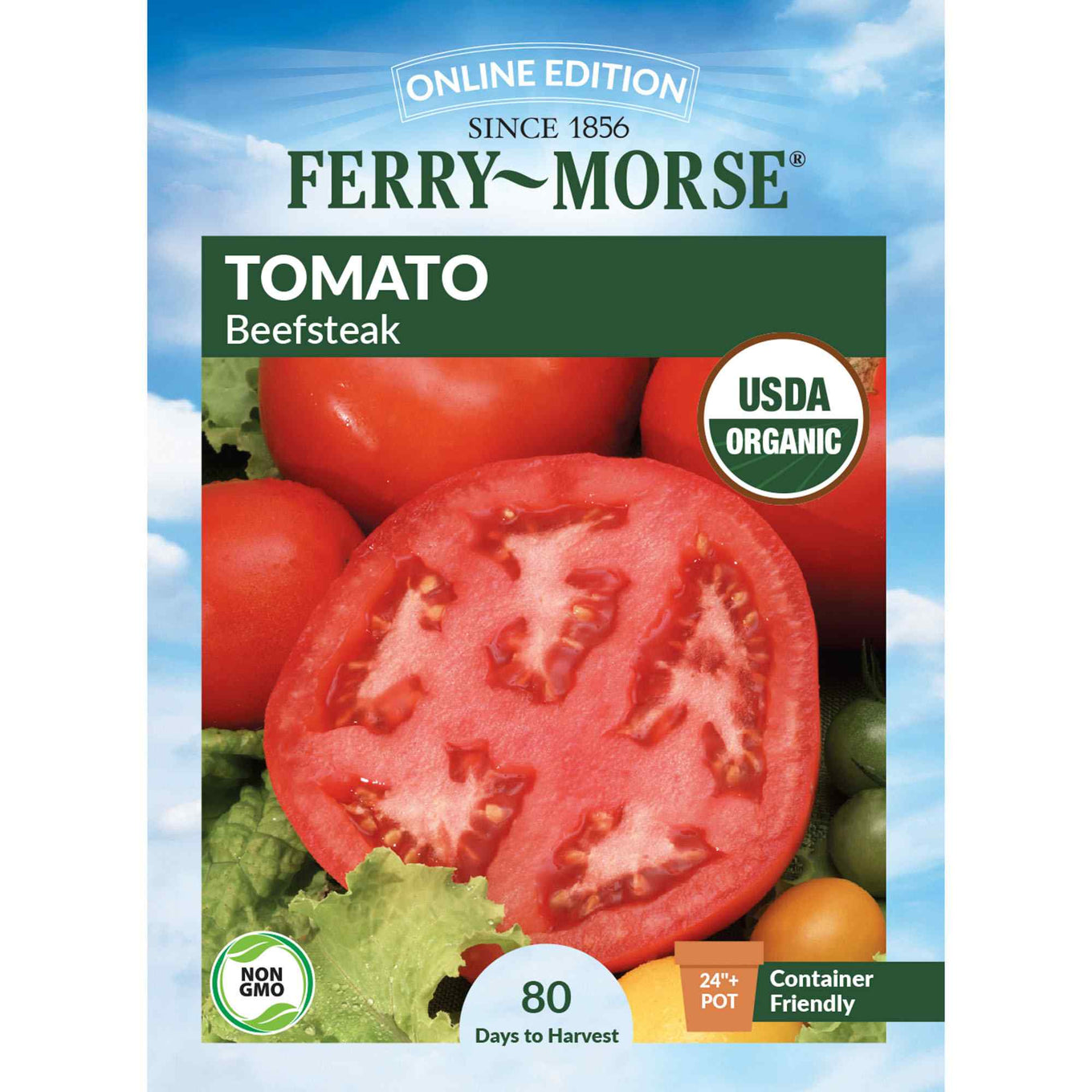 Ferry-Morse tomato beefsteak seed packet