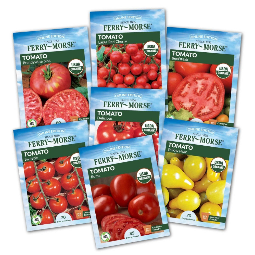 Organic Tomato Seeds (7 Pack) | Ferry-Morse