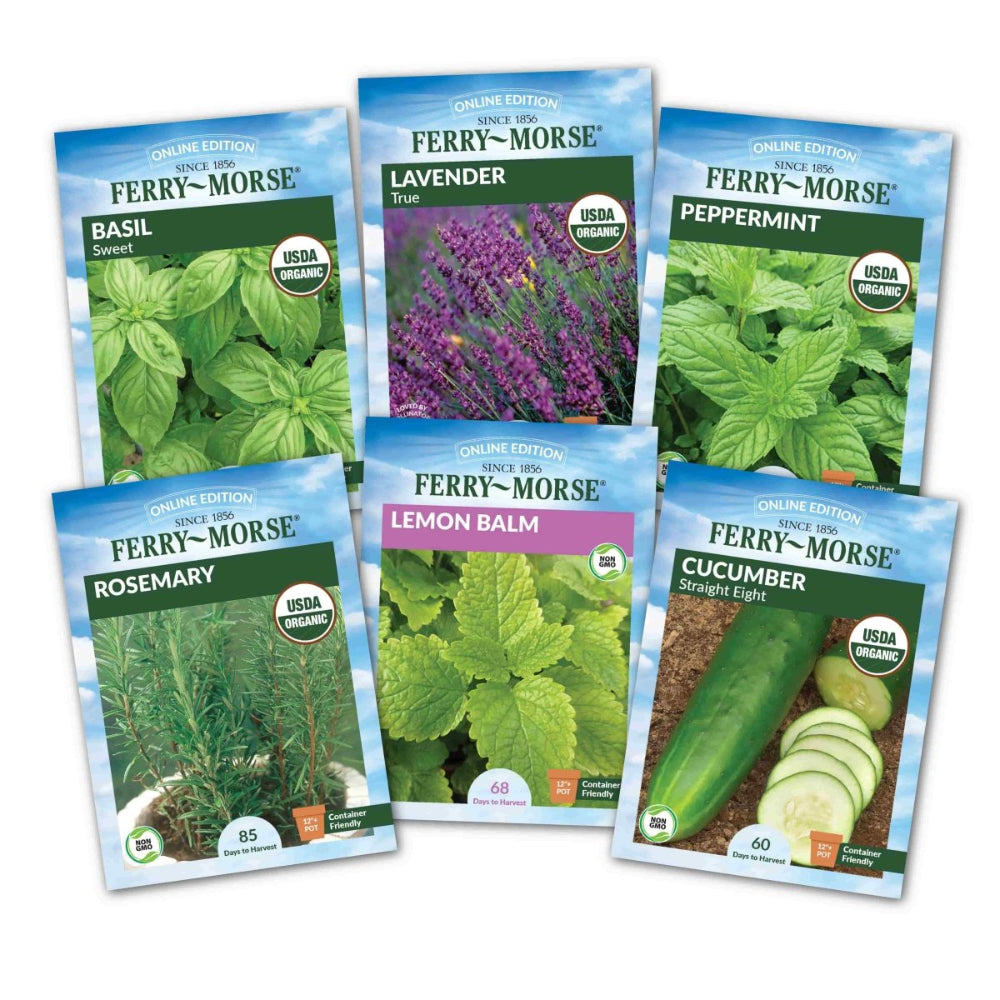 mint potting mix Ferry-Morse Mixology Seed Variety Pack