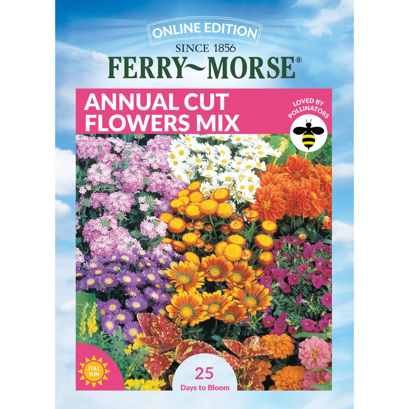 Annual Cut Flowers Front of Packaging