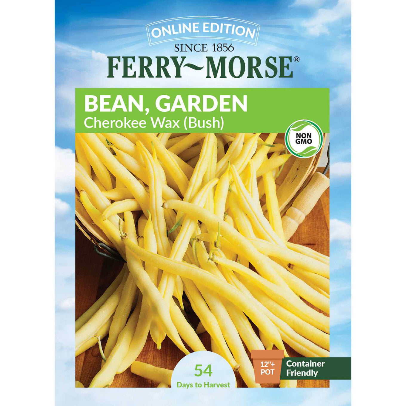 Ferry-Morse bean seed packet
