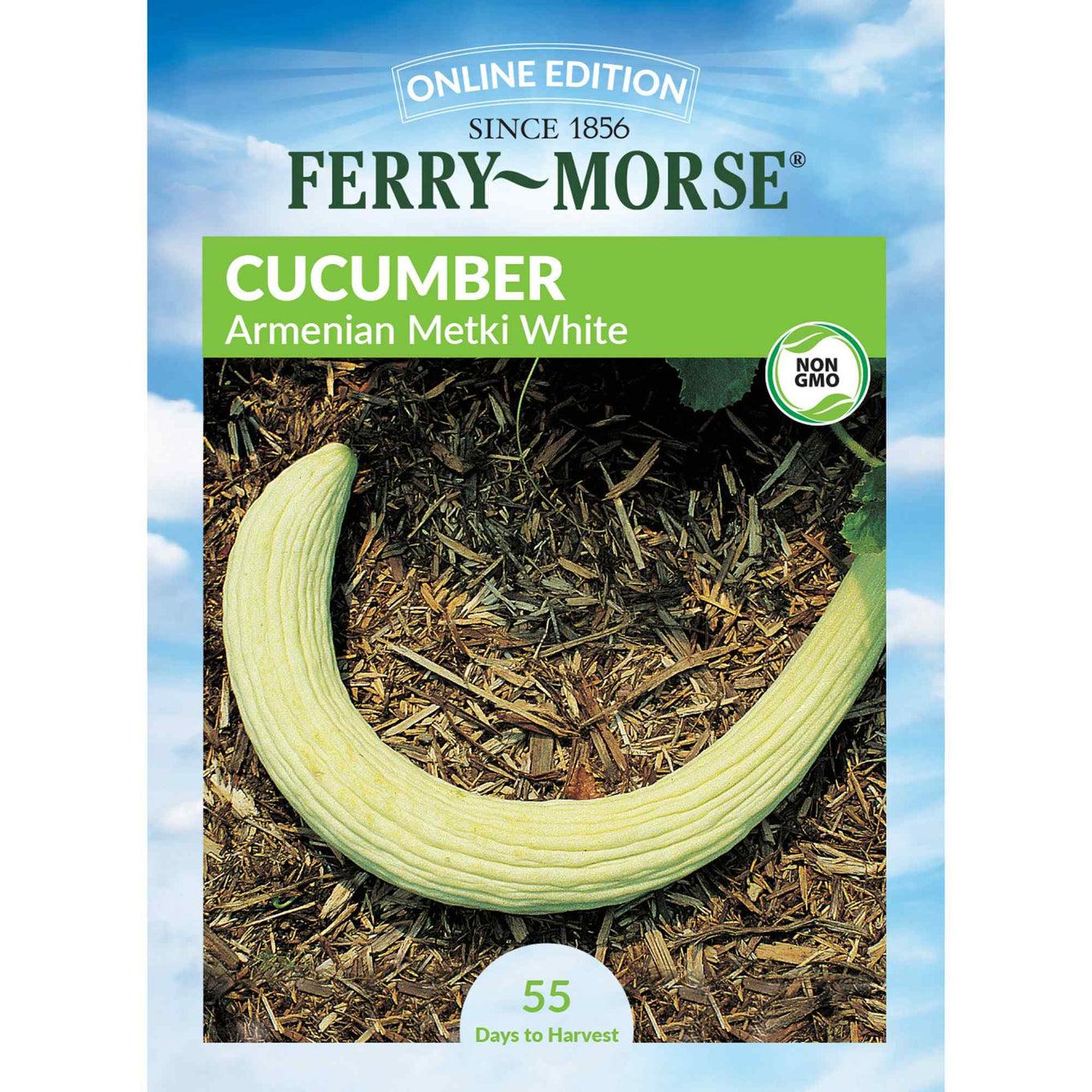 Ferry-Morse cucumber Armenian metki white seed packet