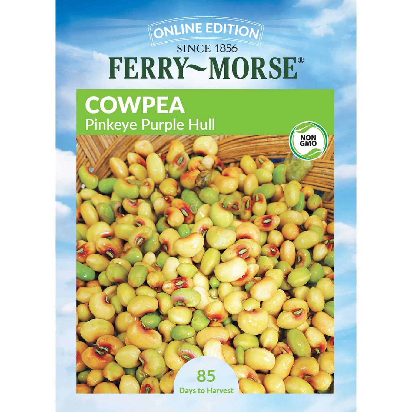 Ferry-Morse cowpea pinkeye purple hull seed packet