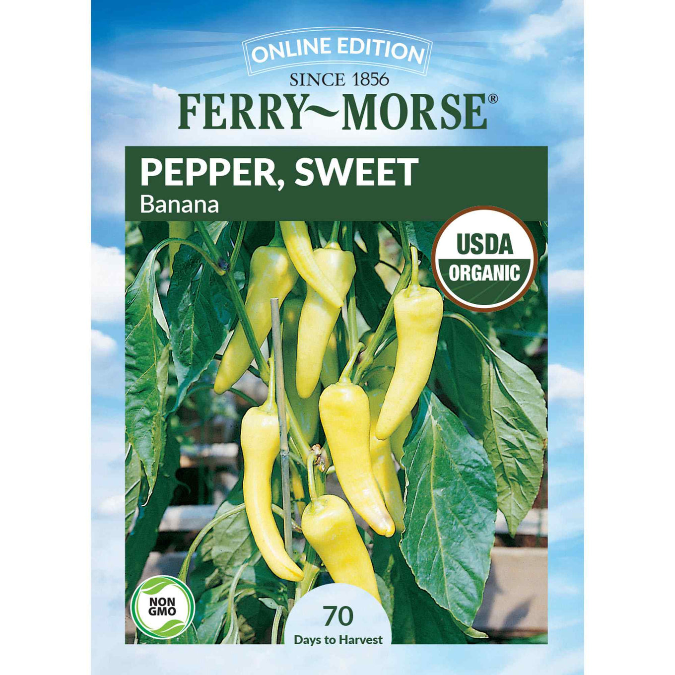 Ferry-Morse pepper banana seed packet