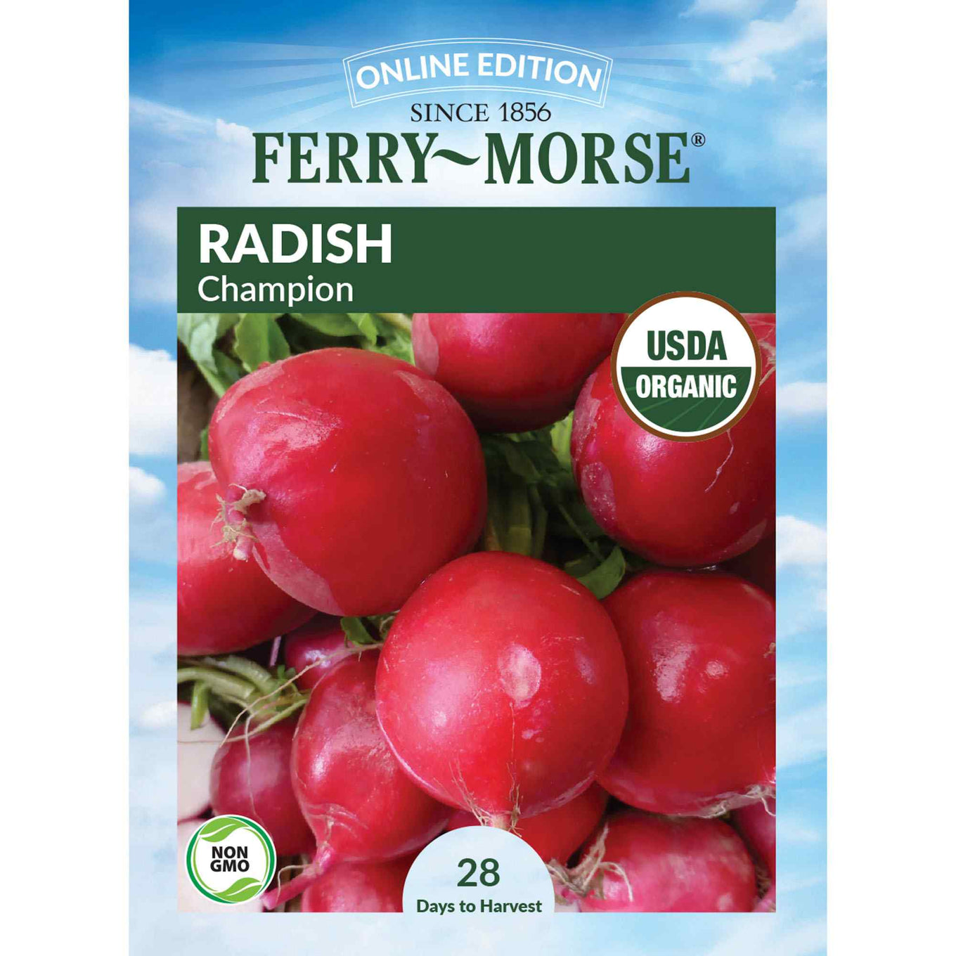 Ferry-Morse radish champion seed packet