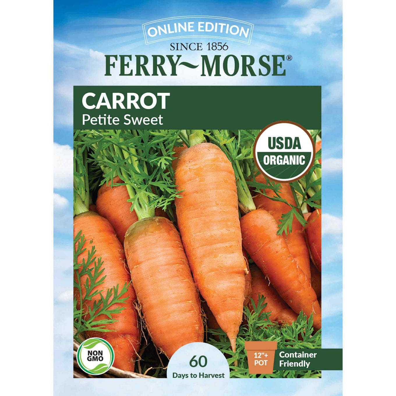 Ferry-Morse carrot petite seed packet