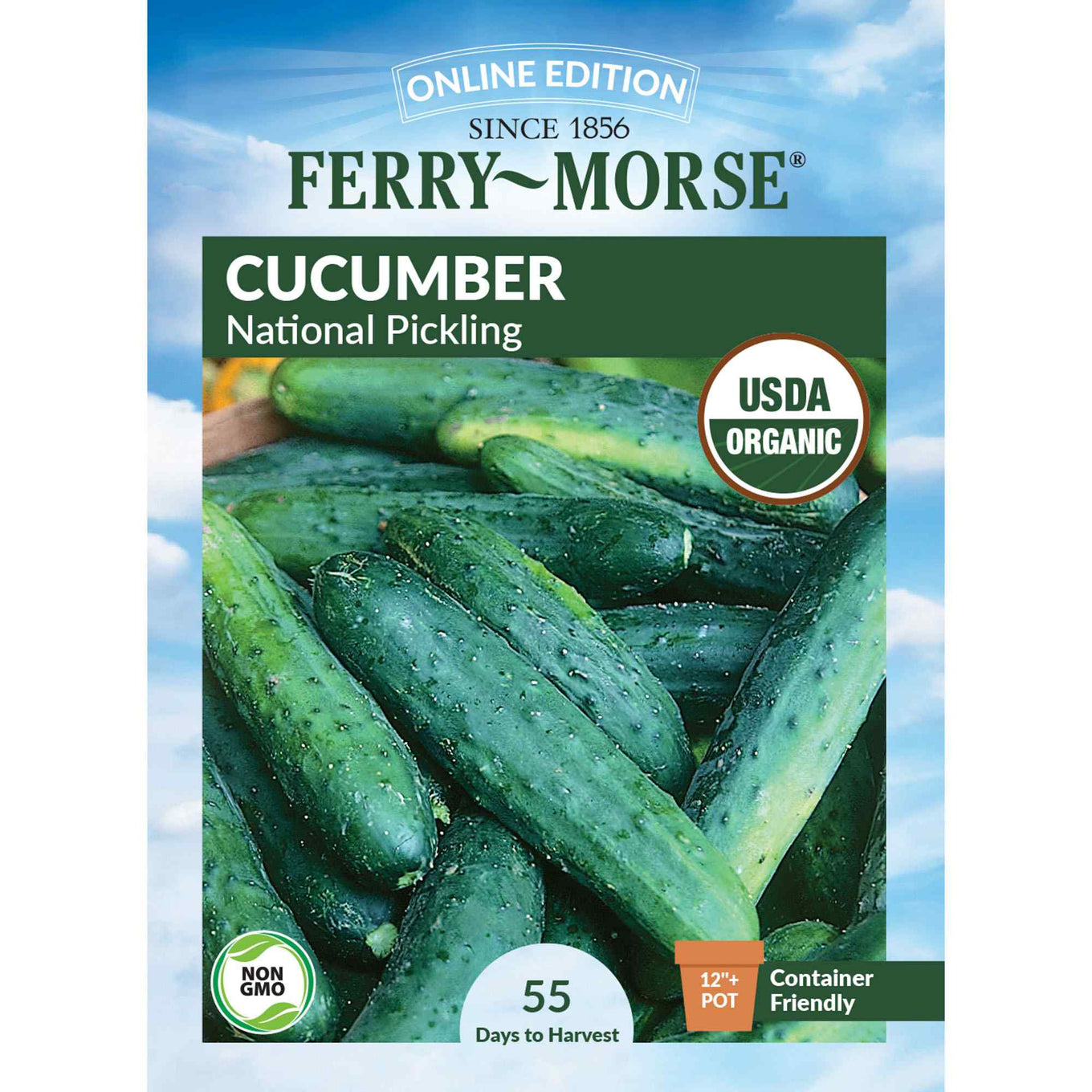 Ferry-Morse cucumber national pickling seed packet