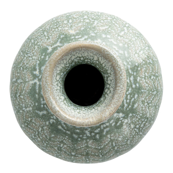 Overhead shot of vase