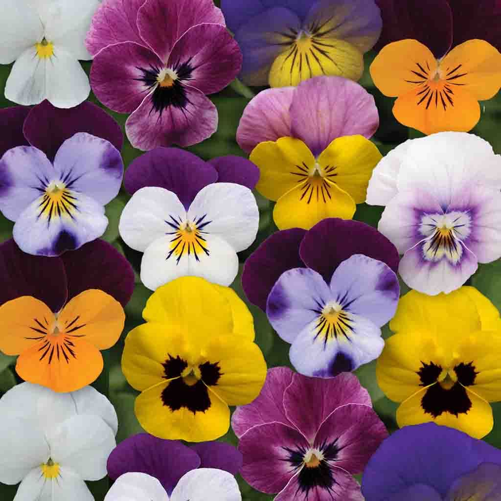Ferry-Morse Plantlings Viola Sorbet Harvest Mix Live Baby Flower