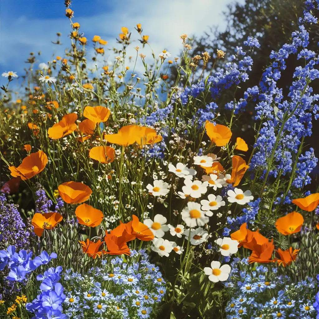 wildflower seeds shade area Ferry-Morse All Purpose Sun-Shade Mix Bulk Wildflower Seeds, 1lb