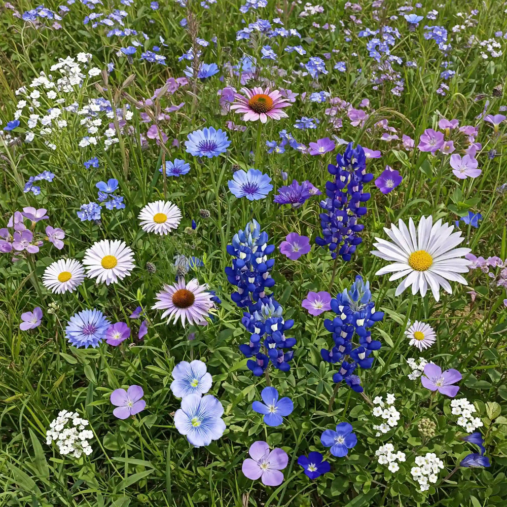 sea＊flowerページ Cool Colors Seed Mix | Bulk Wildflower Seeds for Vibrant Gardens