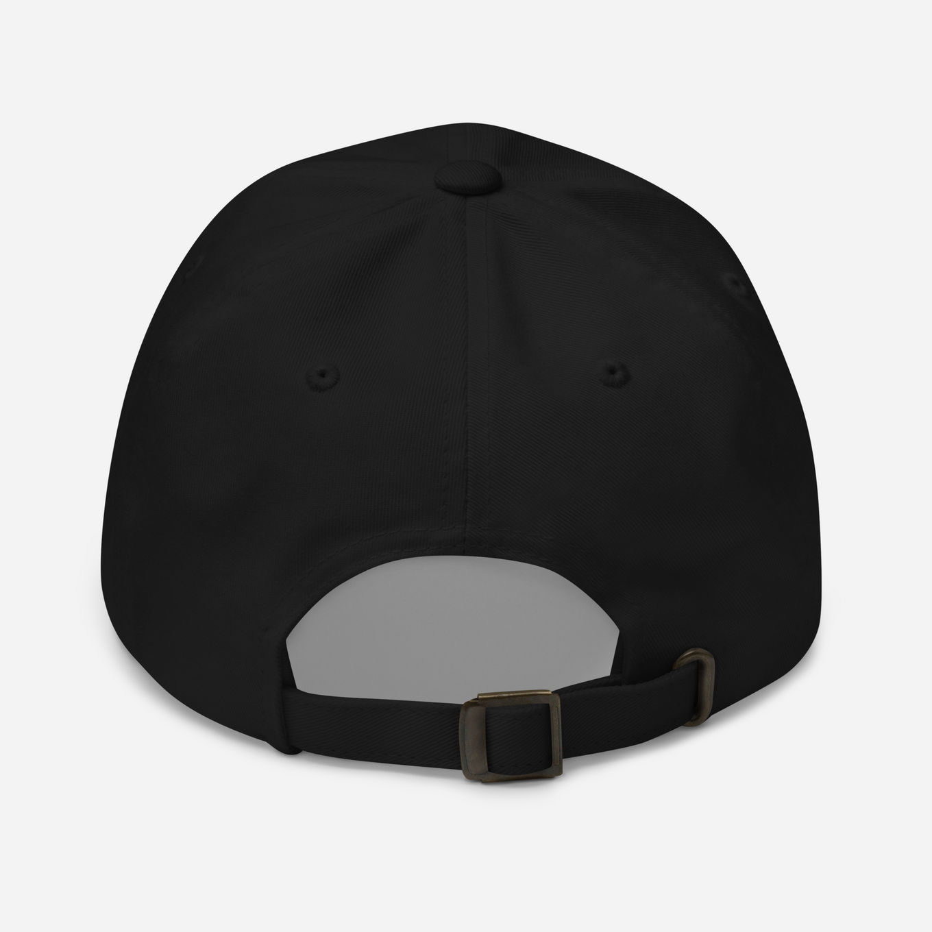 Back of black hat