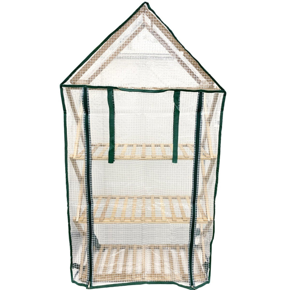 ferry-morse pop-up multi-tier indoor plant stand Ferry-Morse Seed Starting Greenhouse, Plant Stand With Roof & Cover