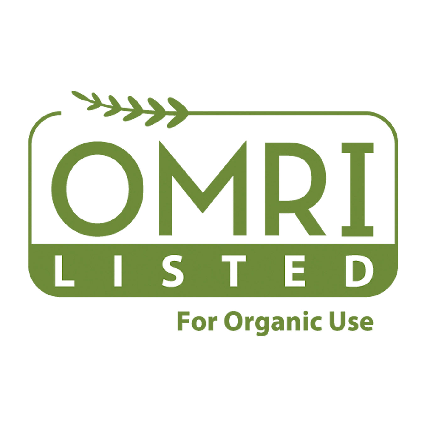 OMRI Listed for organic use