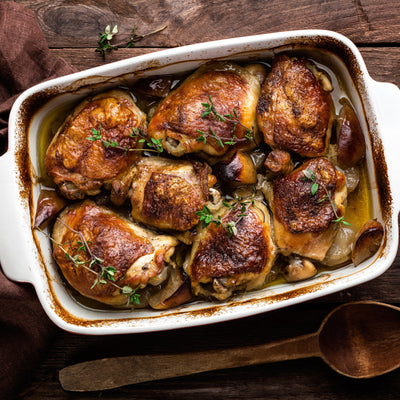 Recipe - Apple Cider-Glazed Chicken - Ferry-Morse