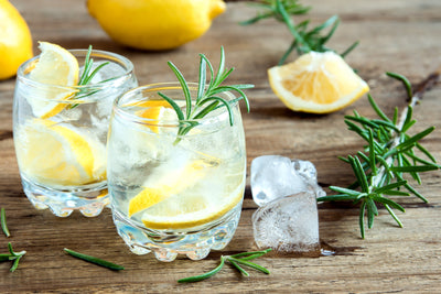 Recipe - 
Rosemary Citrus Gin Fizz