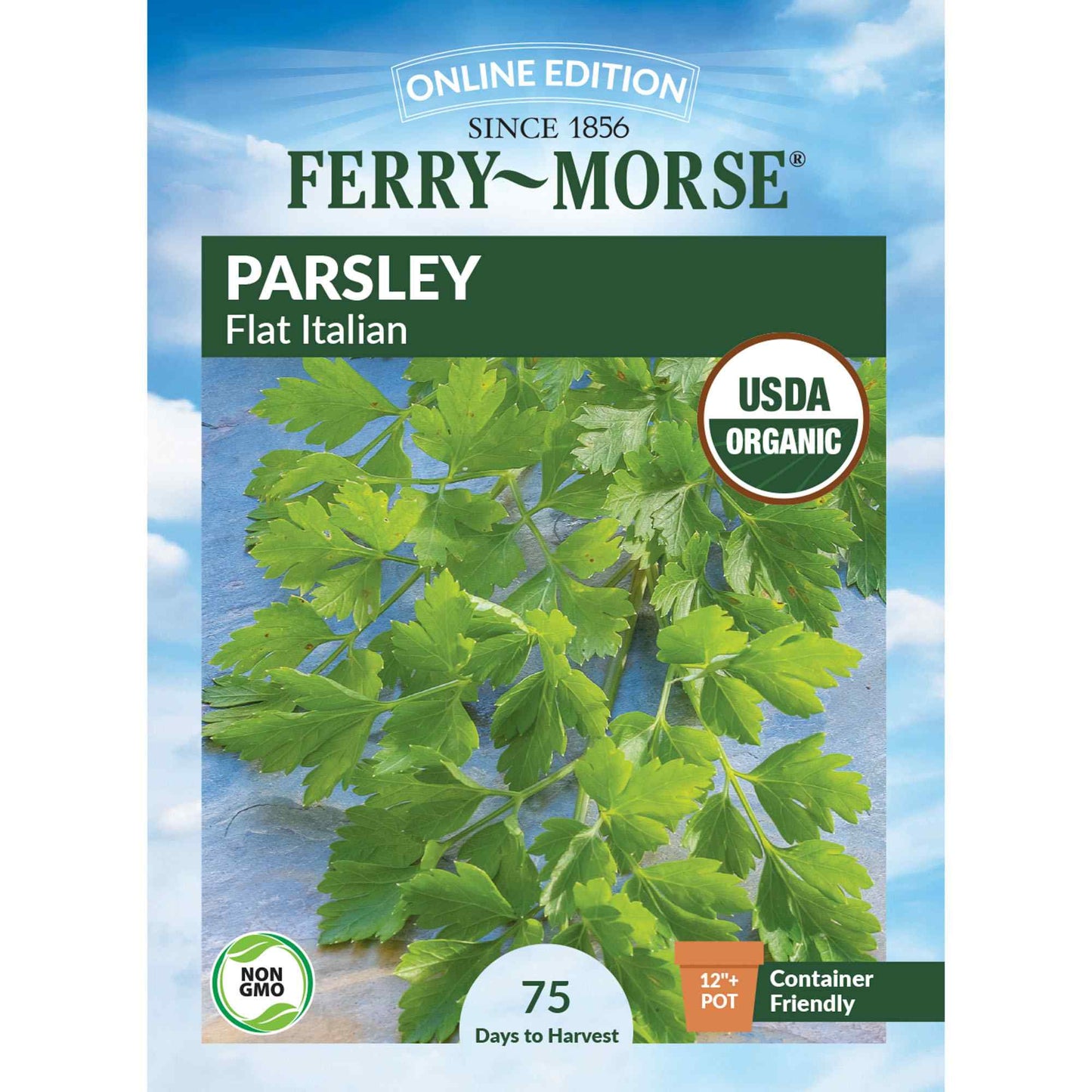 Parsley, Flat Italian Organic Seeds