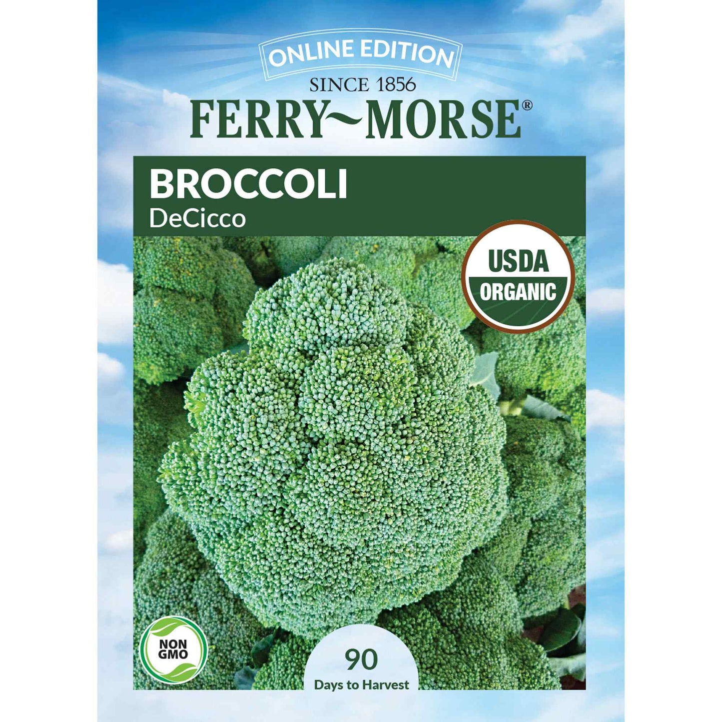 Broccoli, De Cicco Organic Seeds Online Edition