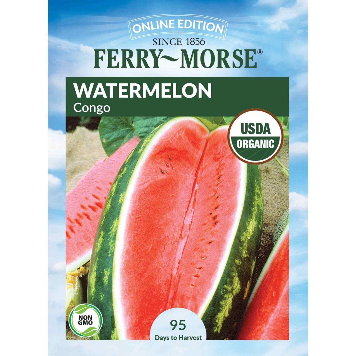 Watermelon, Congo Organic Seeds | Organic Watermelon | Organic
