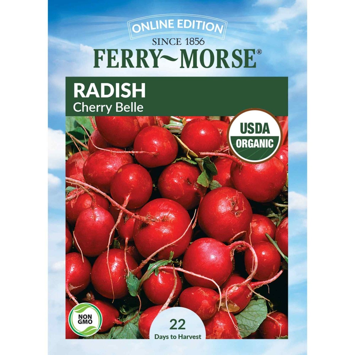 planting cherry belle radish seeds Ferry-Morse Organic Radish Seeds 2.6 Gram(s)