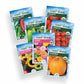 Collection of Ferry-Morse seed packets for various plants on a white background