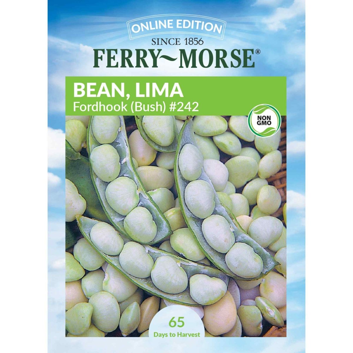 plant lima bean seeds Bean Lima Fordhook Seeds 22.8g from Ferry-Morse Seeds