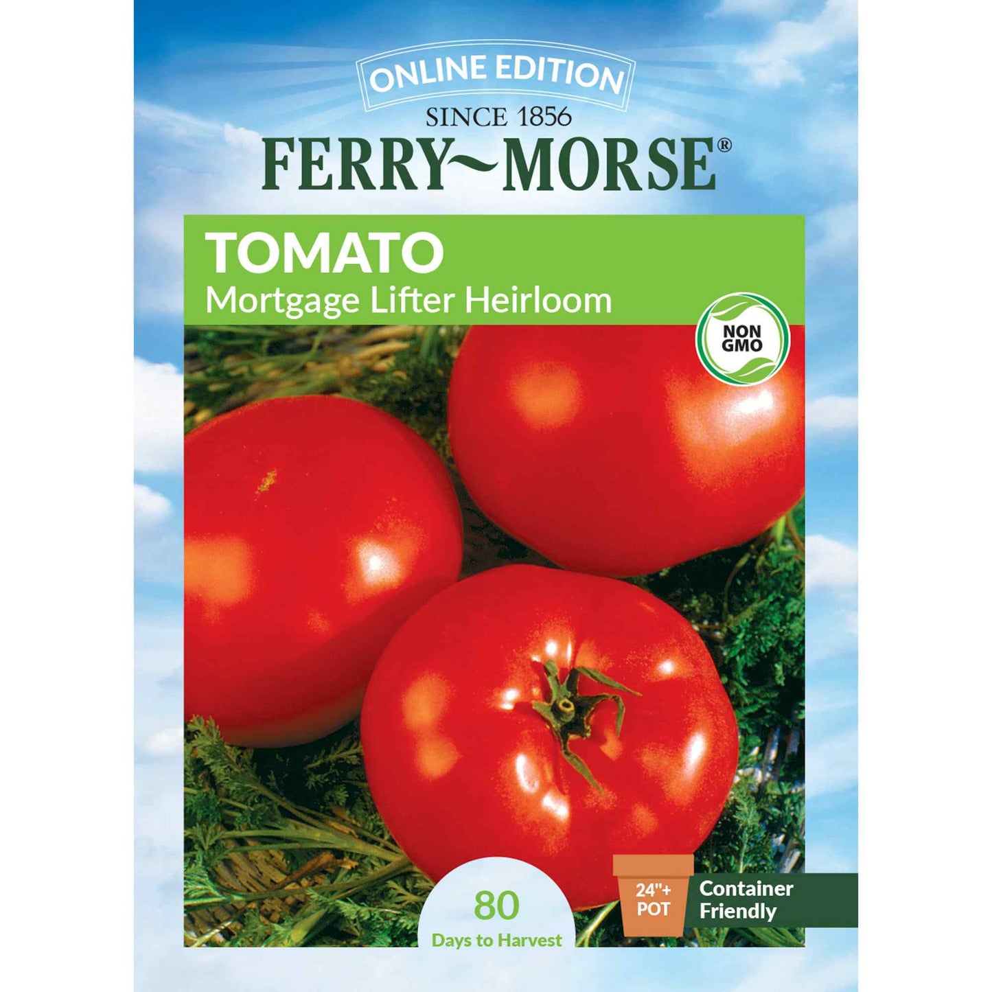 Tomato, Mortgage Lifter Heirloom Seeds