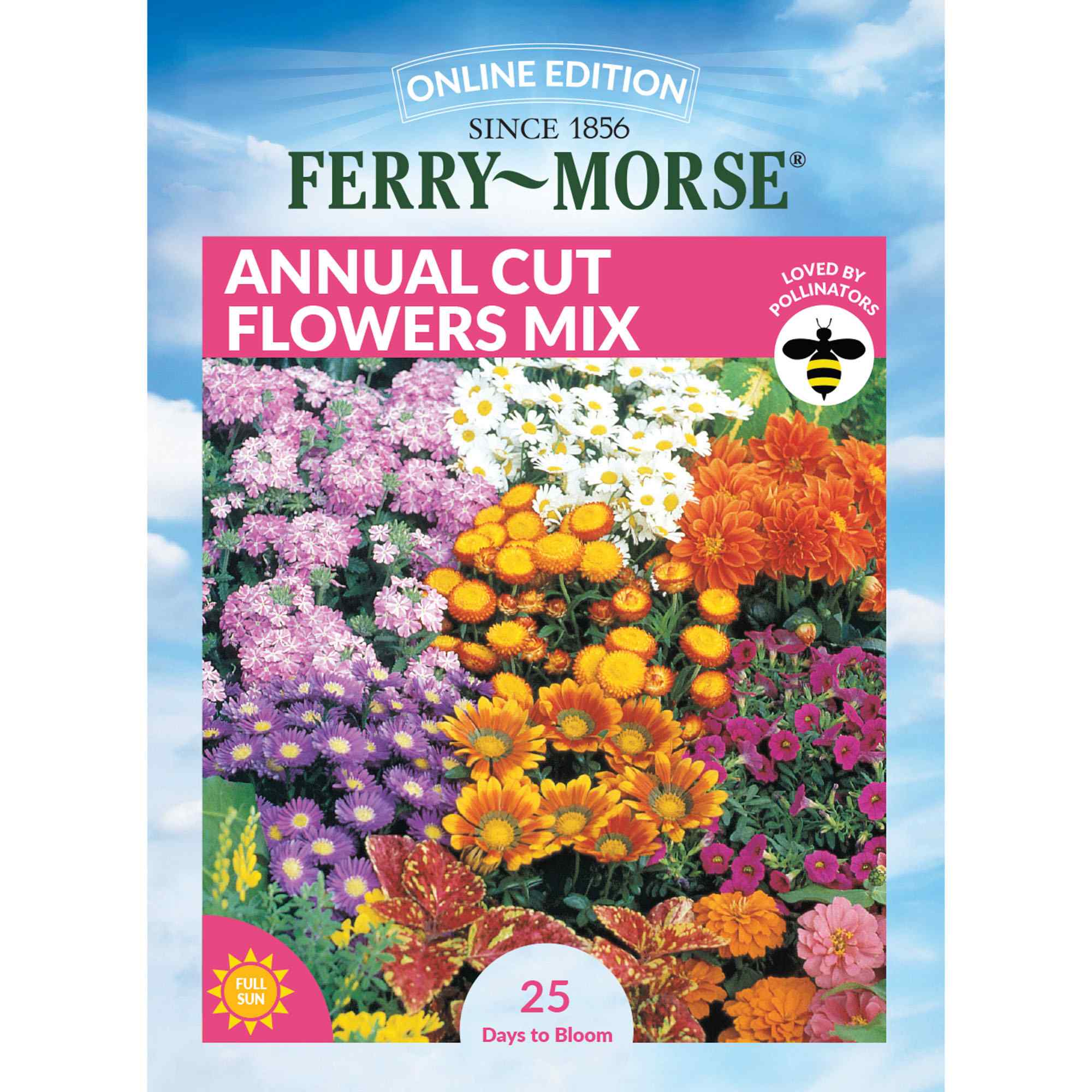 Annual Cut Flowers Front of Packaging