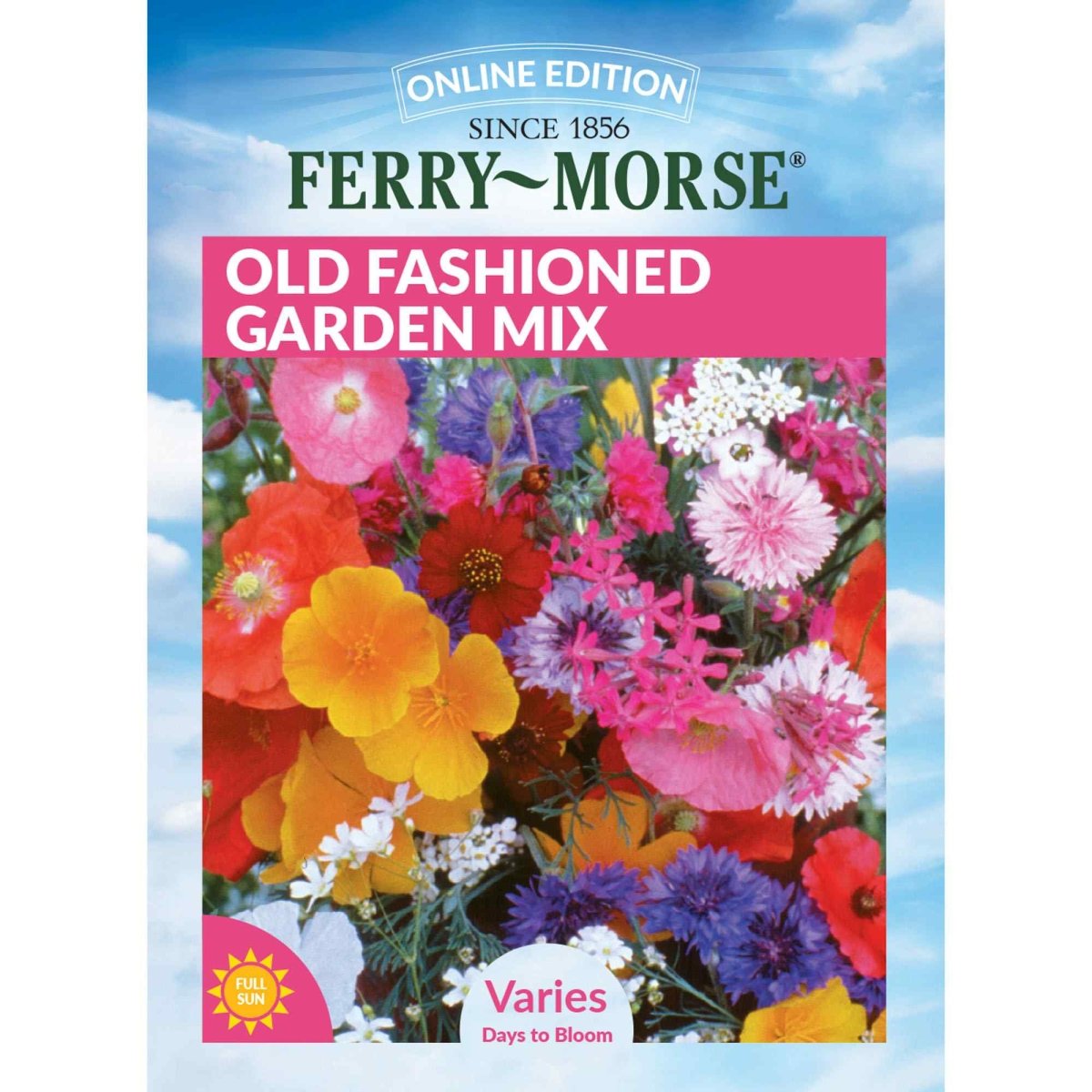 seeds flower online Old Fashioned Garden Mix Seeds 1.9g from Ferry-Morse Seeds