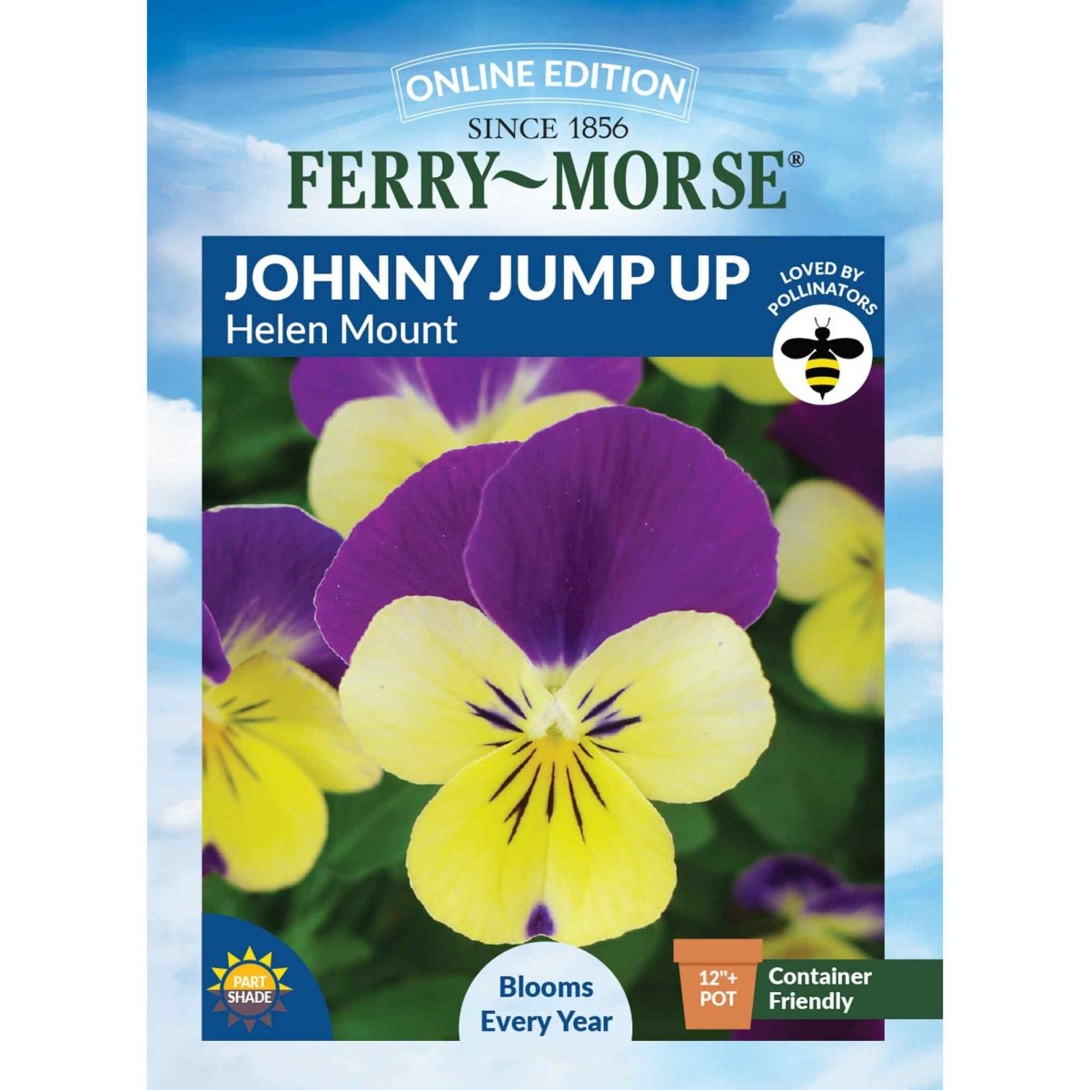 johnny jump up seeds planting Johnny Jump Up, Helen Mount Seeds, 200mg