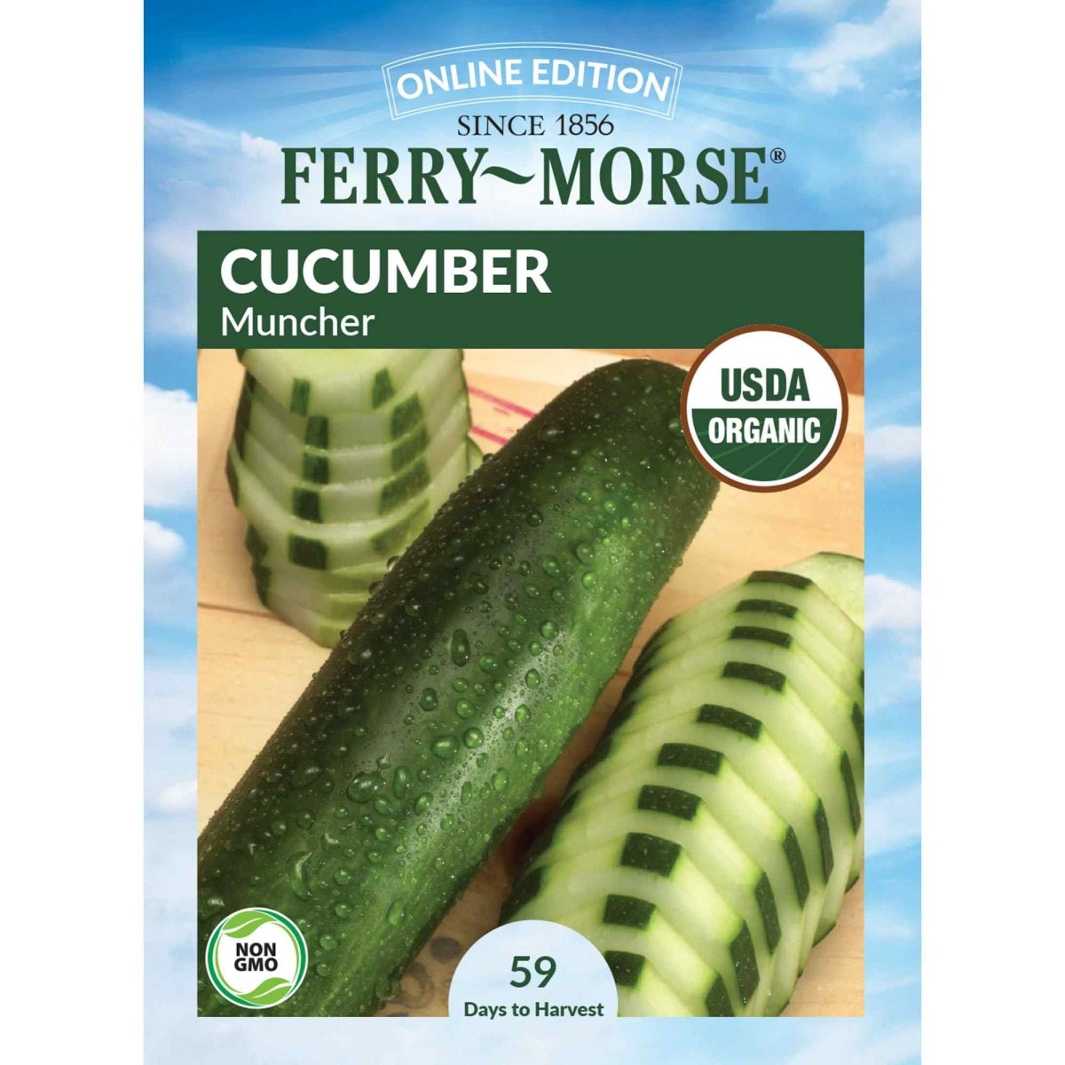 Cucumber, Muncher Organic Seeds