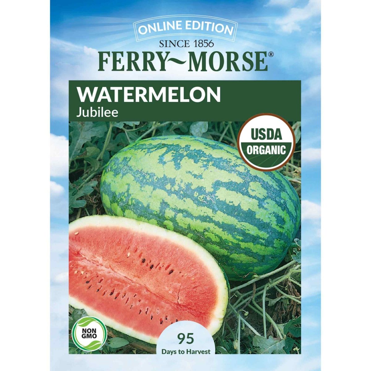 Watermelon, Jubilee Organic Seeds | Organic Watermelon | Organic