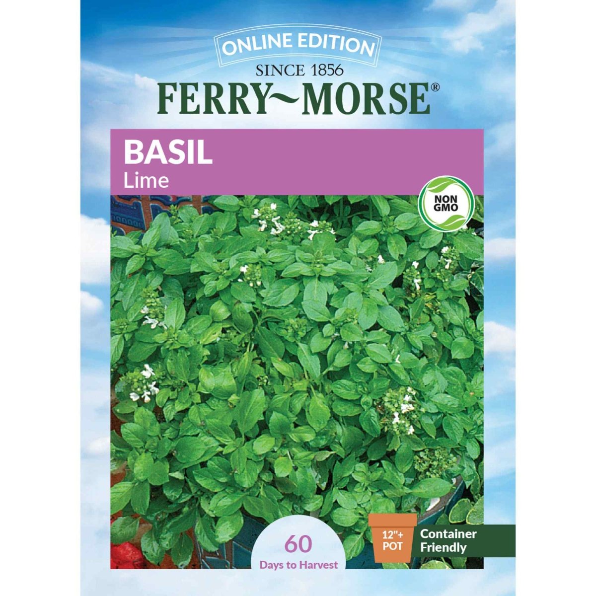buy basil seeds for planting Ferry-Morse Online Edition 400mg Basil Lime Seeds, Full Sun