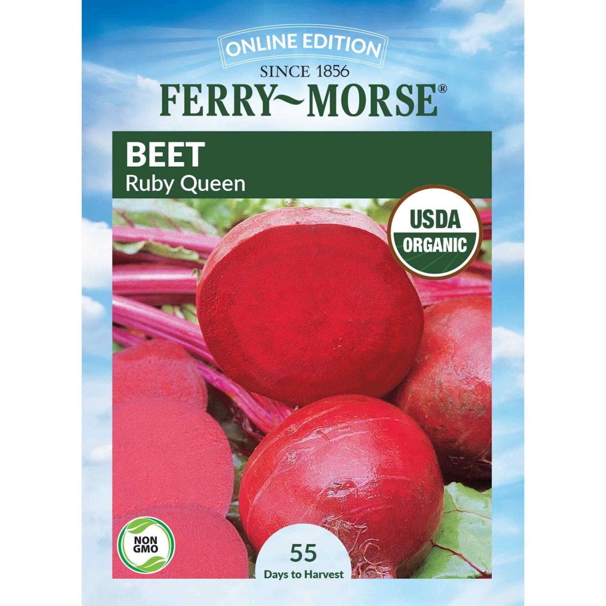 Beet, Ruby Queen Organic Seeds | Vegetable Garden | Ferry-Morse
