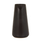 Black vase on a white background