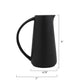 Black Stoneware Pitcher