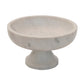 White Marble Footed Pedestal Bowl