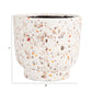 Multicolor Terracotta Planter, Terrazzo Finish