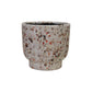 Multicolor Terracotta Planter, Terrazzo Finish