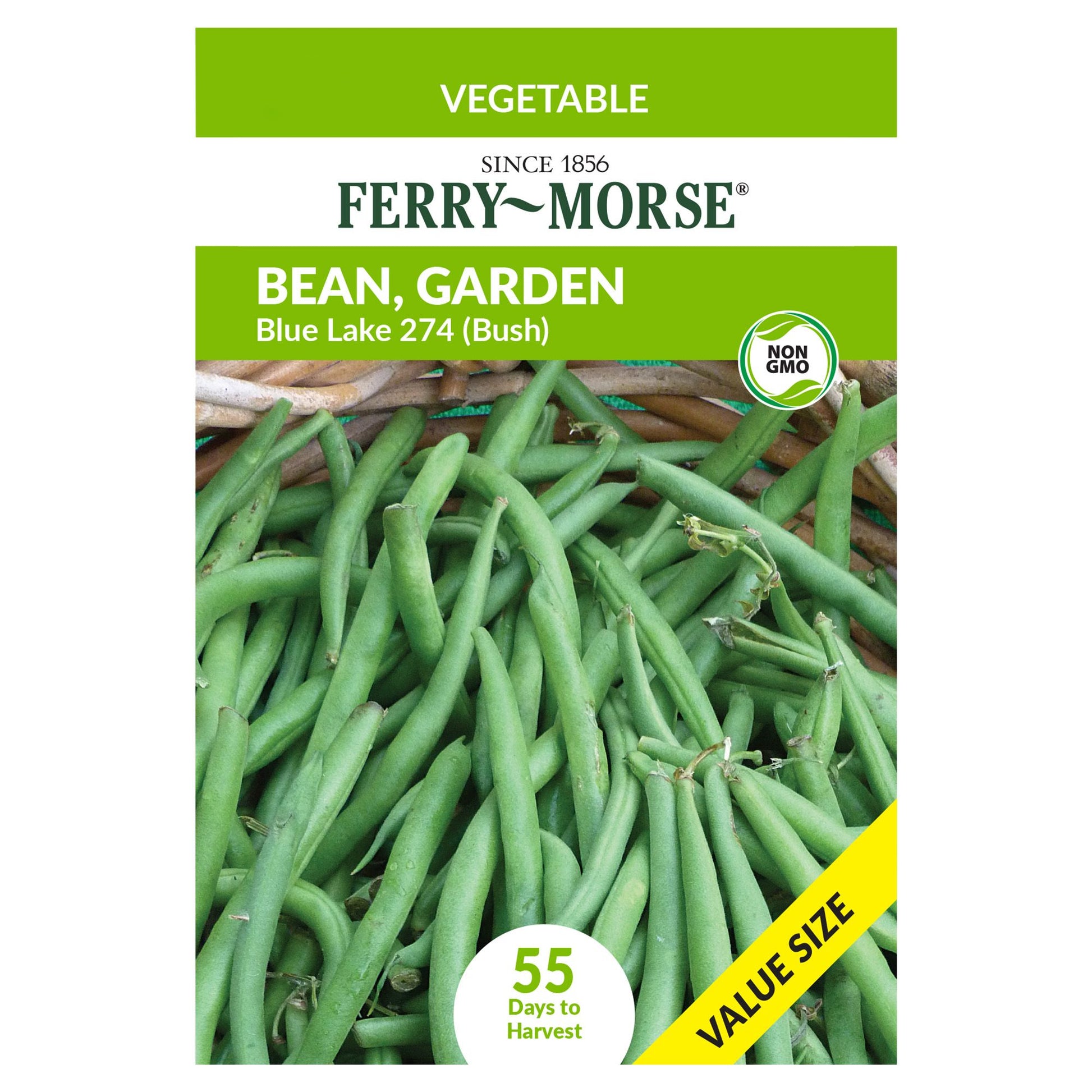 Bean, Bush Blue Lake 274 Annual Vegetable Economy Seeds FerryMorse