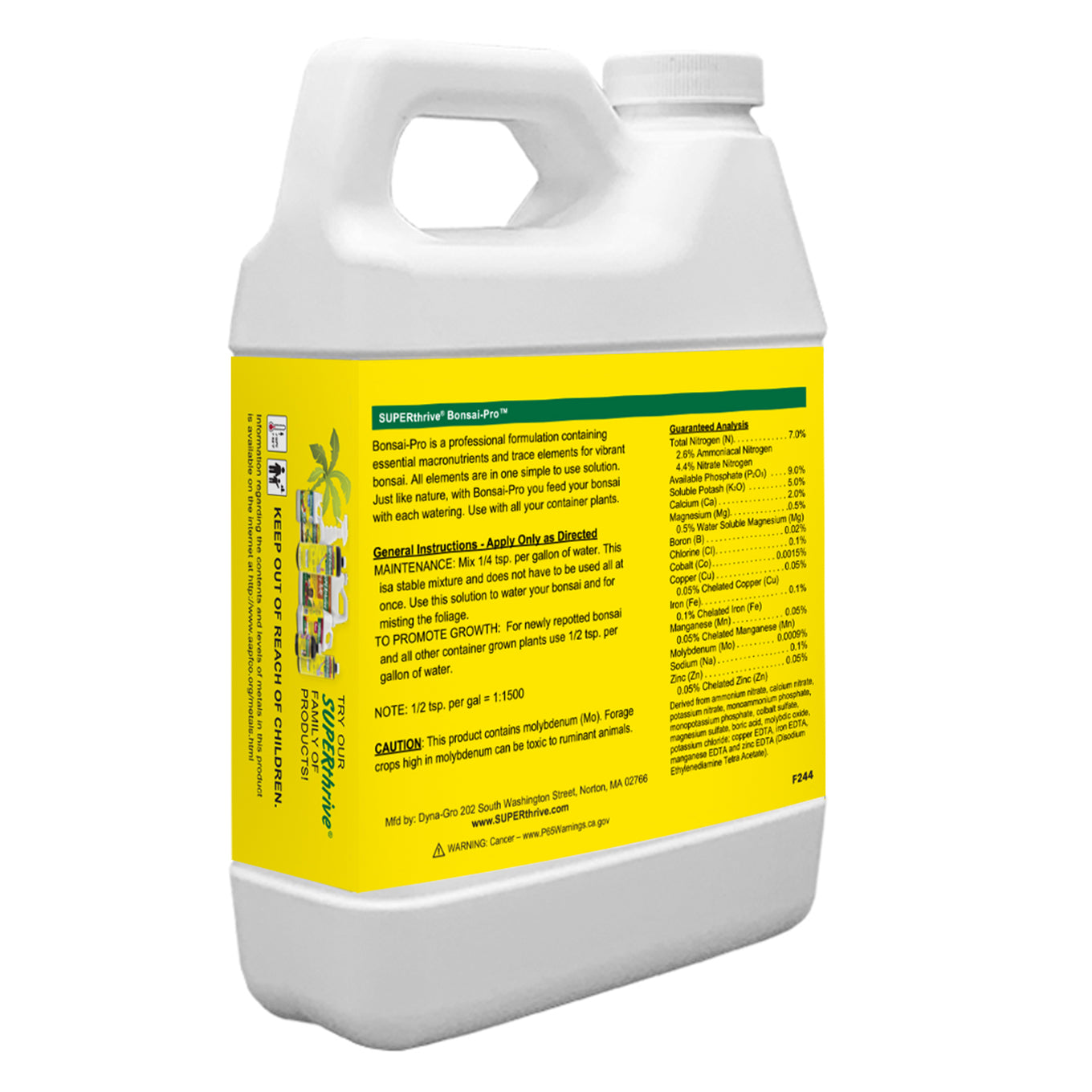 SUPERthrive Bonsai-Pro 7-9-5 Plant Food, 32 oz