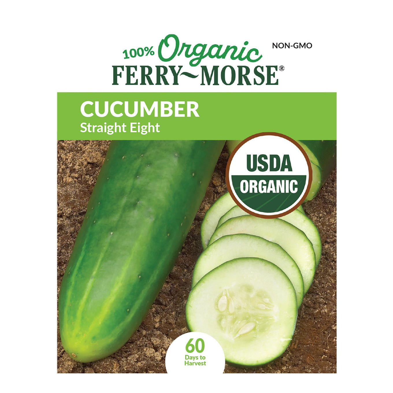 Cucumber, Straight Eight Organic Seeds | Organic Cucumbers – Ferry-Morse