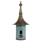 Aqua Garden Iron Birdhouse