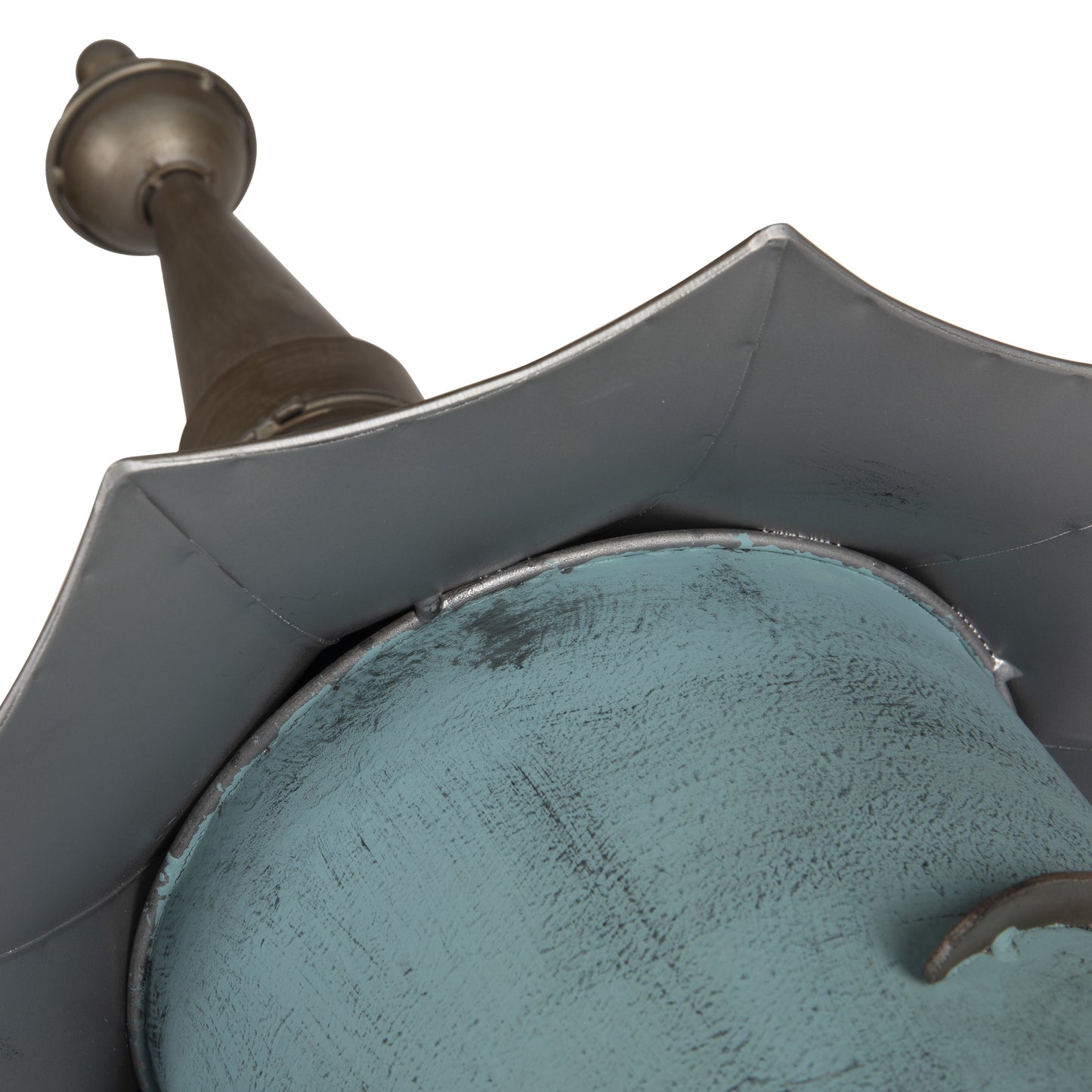 Aqua Garden Iron Birdhouse