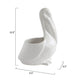 White Ceramic Pelican Shaped Planter