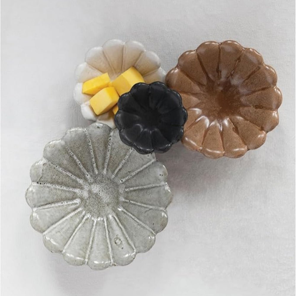 Stoneware Flower Bowls (Set of 4) - Ferry - Morse