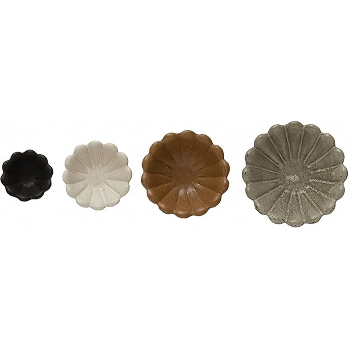 Stoneware Flower Bowls (Set of 4) - Ferry - Morse
