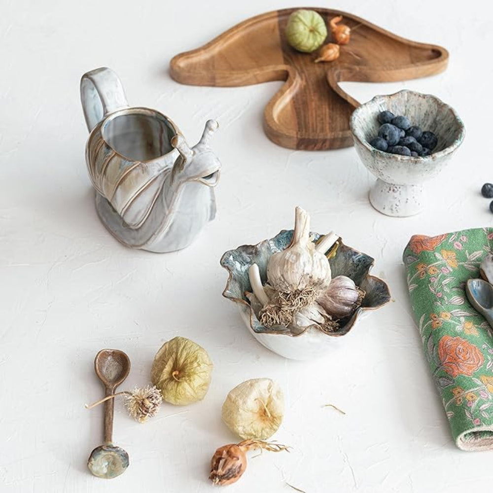 Multicolor Snail Shaped Stoneware Watering Can